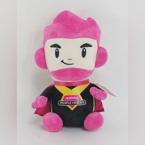 ✨Sam Solver I Solved People Heroes Pink Plush Rare to Find NEW!!✨